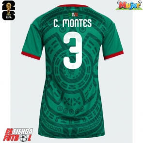 México Cesar Montes #3 Primera Equipación Mujer Mundial 2026 Manga Corta